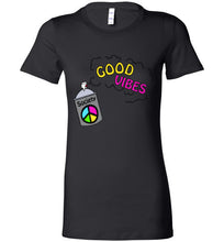 Load image into Gallery viewer, good vibes Ladies Tee - 3rd society clothing