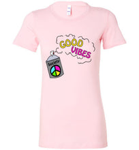 Load image into Gallery viewer, good vibes Ladies Tee - 3rd society clothing