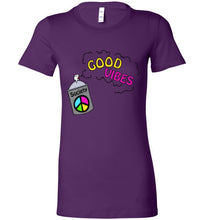 Load image into Gallery viewer, good vibes Ladies Tee - 3rd society clothing