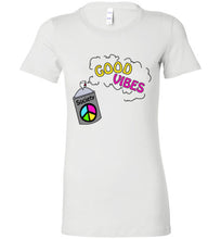 Load image into Gallery viewer, good vibes Ladies Tee - 3rd society clothing