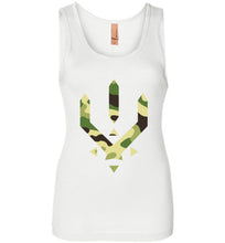 Load image into Gallery viewer, green camo 3rd women tank - 3rd society clothing