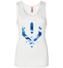 Load image into Gallery viewer, blue camo 3rd women tank - 3rd society clothing