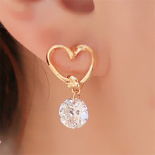 Load image into Gallery viewer, 2020 New Crystal Flower Drop Earrings for Women Fashion Jewelry Gold colour Rhinestones Earrings Gift for Party Best Friend - 3rd society clothing