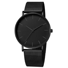 Load image into Gallery viewer, Minimalist Men Fashion Ultra Thin Watches Simple Men Business Stainless Steel Mesh Belt Quartz Watch Relogio Masculino - 3rd society clothing