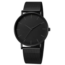 Load image into Gallery viewer, Minimalist Men Fashion Ultra Thin Watches Simple Men Business Stainless Steel Mesh Belt Quartz Watch Relogio Masculino - 3rd society clothing