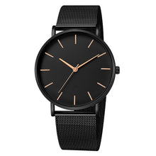 Load image into Gallery viewer, Minimalist Men Fashion Ultra Thin Watches Simple Men Business Stainless Steel Mesh Belt Quartz Watch Relogio Masculino - 3rd society clothing