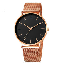 Load image into Gallery viewer, Minimalist Men Fashion Ultra Thin Watches Simple Men Business Stainless Steel Mesh Belt Quartz Watch Relogio Masculino - 3rd society clothing