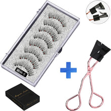 Load image into Gallery viewer, New MBA 5 Magnetic Eyelashes Curler Set Long 3D Mink Magnetic lashes Wear faux cils magnetique Natural Thick False Eyelashes - 3rd society clothing