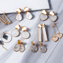 Load image into Gallery viewer, LOVR New Korean Statement Drop Earrings For Women Fashion Vintage Geometric Long Dangle Earrings 2021 kolczyki Female Jewelry - 3rd society clothing